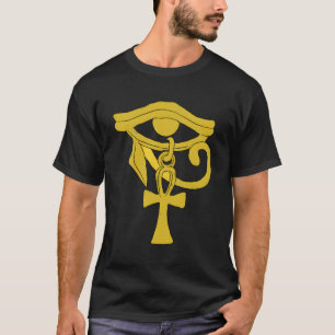 Camiseta Ankh Eye Of Horus Gráfico De Arte Egipcio