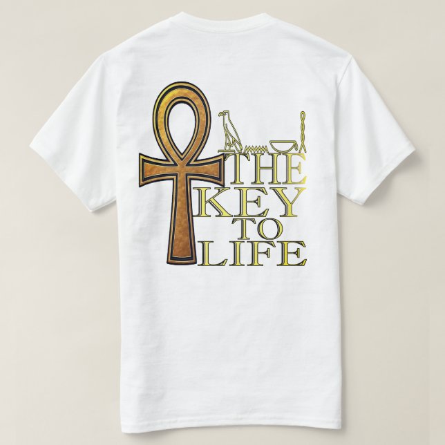Camiseta Ankh Key of Life (Reverso del diseño)