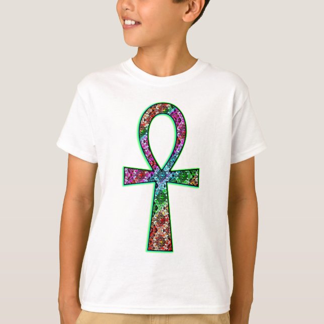 Camiseta Ankh Psicodélico (Anverso)