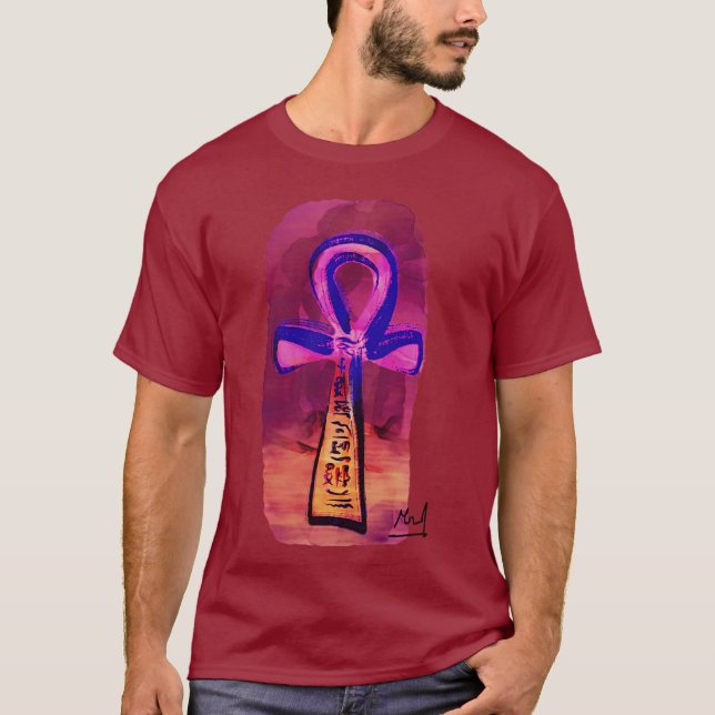 Camiseta Ankh tradicional de Egipto (Anverso)