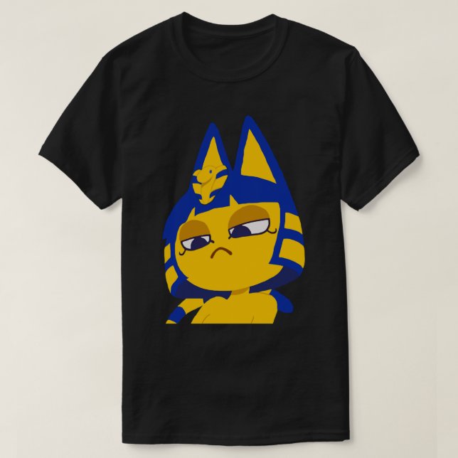 Camiseta Ankha Ankha Zone TikTok Trend Y MEME Minutos (Diseño del anverso)
