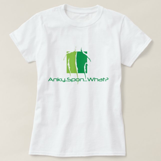 Camiseta Anky. ¿Spon… qué? (Diseño del anverso)