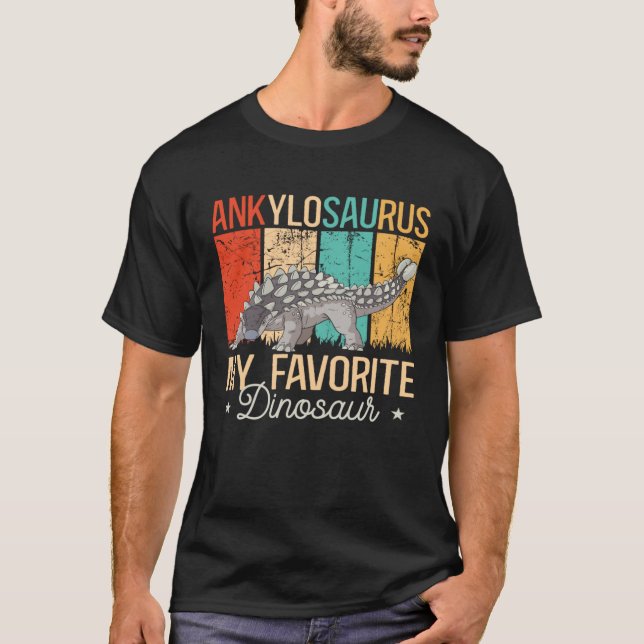 Camiseta Ankylosauro Dinosaurio Fossil Paleontología Magniv (Anverso)