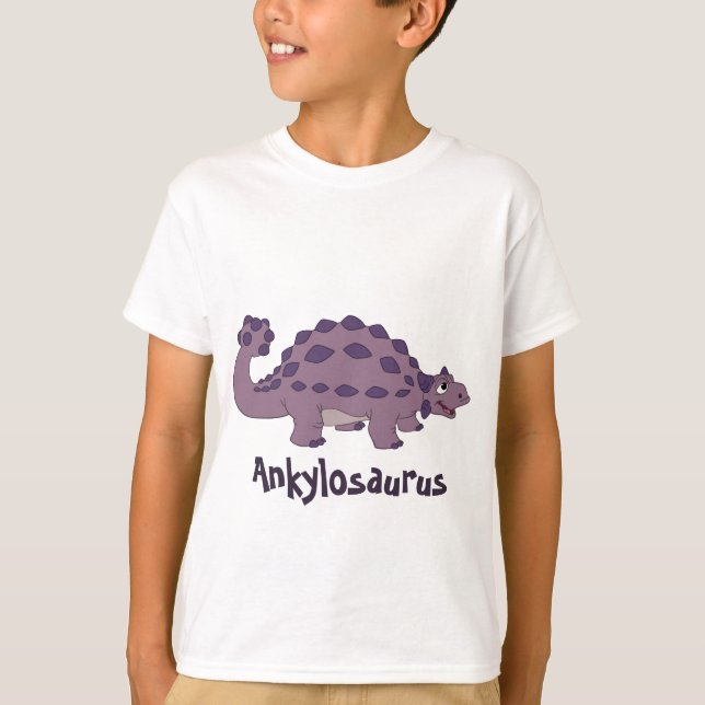 Camiseta Ankylosaurus del dibujo animado (Anverso)