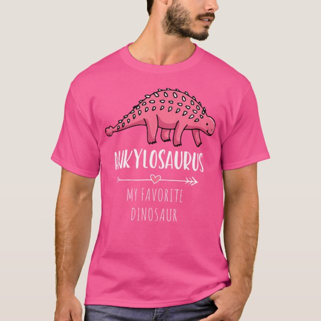 Camiseta Ankylosaurus Mi Dinosaurio Favorito (Anverso)