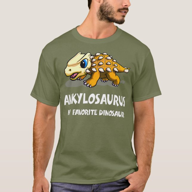Camiseta Ankylosaurus My Favorite Dinosaur (Anverso)