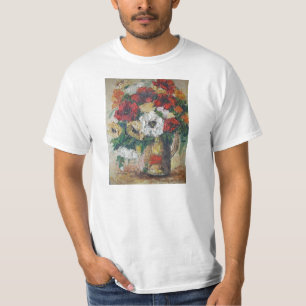 Camiseta Ann Hayes pintando la mezcla de flores