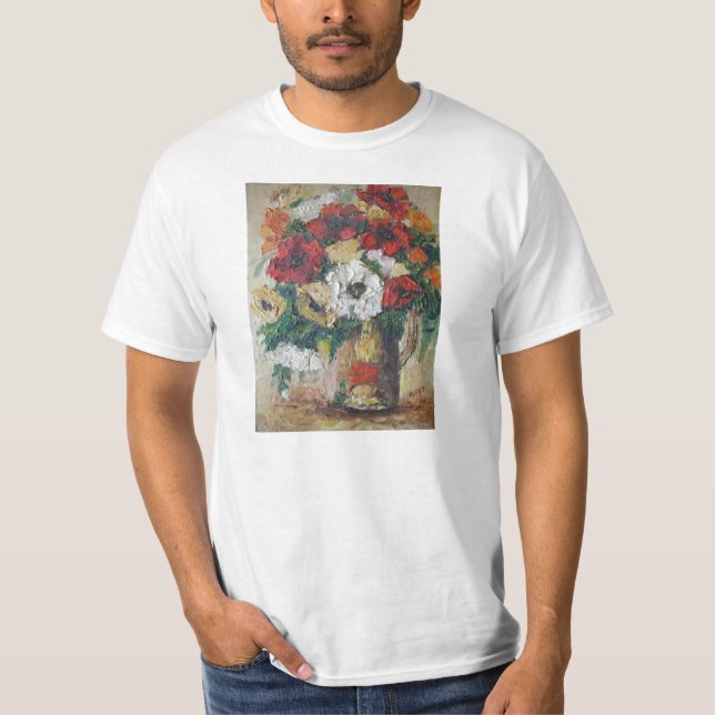 Camiseta Ann Hayes pintando la mezcla de flores (Anverso)