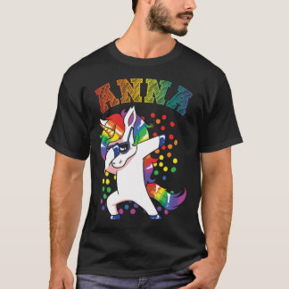 Camiseta Anna Dabbing Unicorn