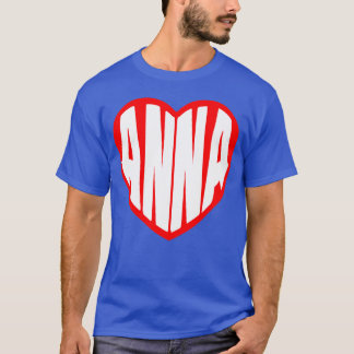 Camiseta Anna en mi corazón chico
