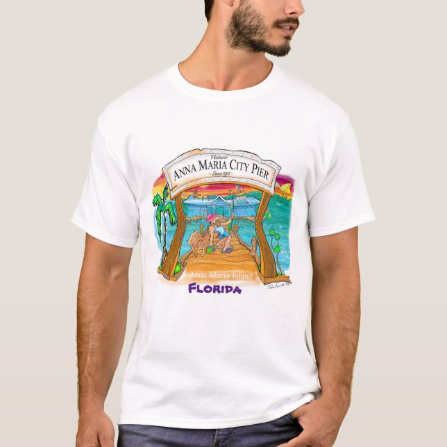 Camiseta Anna Maria City Pier T-Shirt (Anverso)