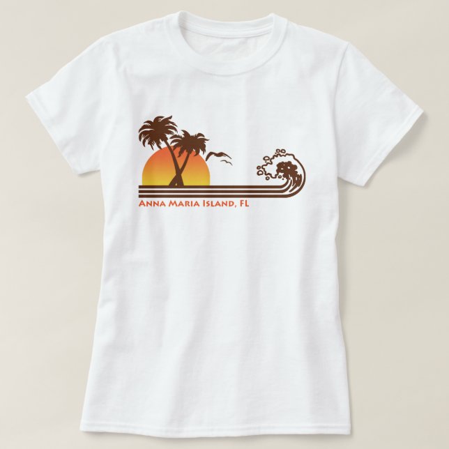 Camiseta Anna Maria Island FL (Diseño del anverso)