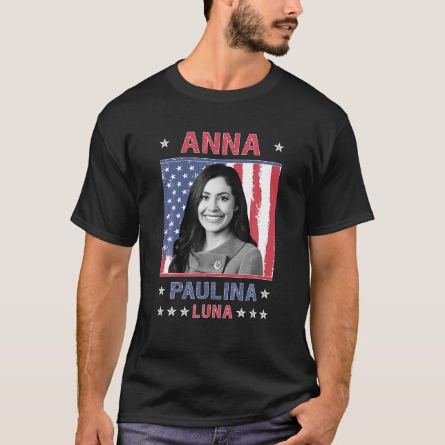 Camiseta Anna Paulina Luna Congresista Estadounidense Mexic (Anverso)