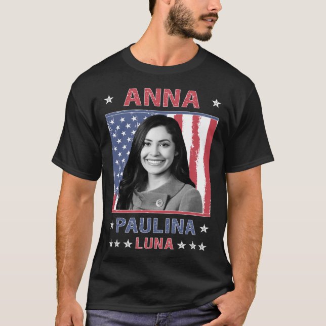 Camiseta Anna Paulina Luna Congresista Estadounidense Mexic (Anverso)