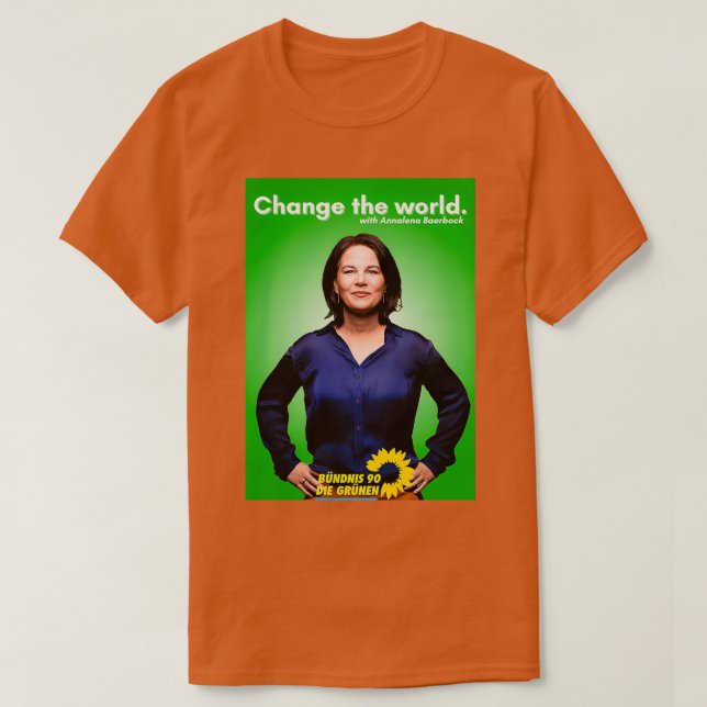 Camiseta Annalena Baerbock Die Grnen 2021 (Diseño del anverso)