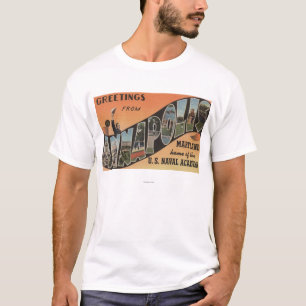 Camiseta Annapolis, Maryland - escenas grandes de la letra