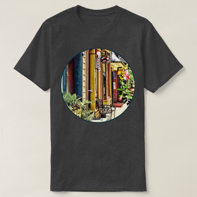 Camiseta Annapolis MD Barbershop y Reiki Studio (Diseño del anverso)