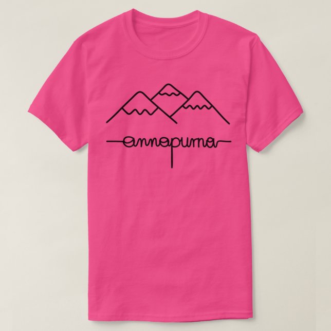 Camiseta Annapurna (Diseño del anverso)