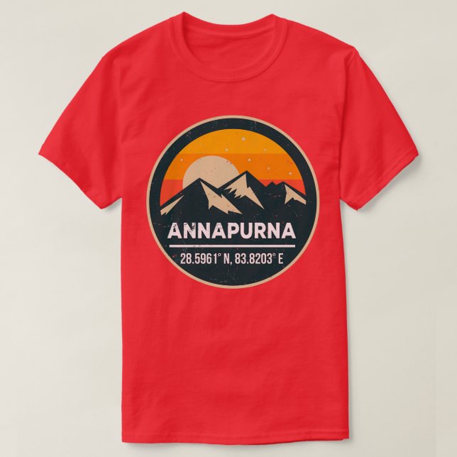 Camiseta Annapurna National Park 1 (Diseño del anverso)