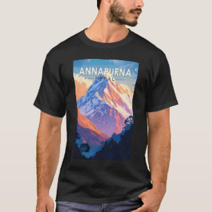 Camiseta Annapurna Nepal Viajes de arte
