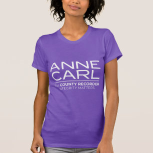 Camiseta Anne Carl por Cochise slim t t shirt (mujeres)