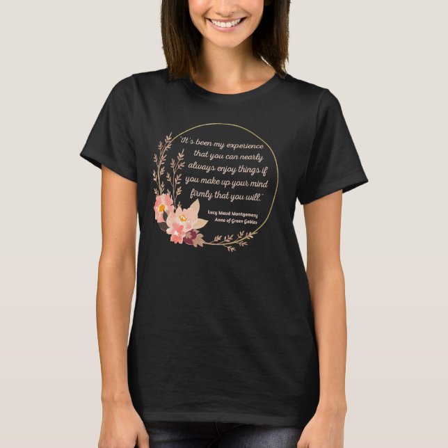 Camiseta Anne De Green Gables Cita I - Estilo Cuto (Anverso)