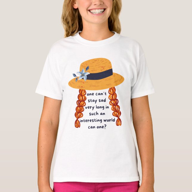 Camiseta Anne De Green Gables Shirley Book Cita (Anverso)