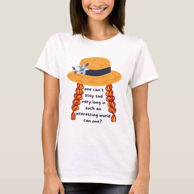 Camiseta Anne De Green Gables Shirley Book Cita (Anverso)