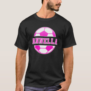 Camiseta Annella Nombre Chicas Futbol Jugar Fútbol Deportiv