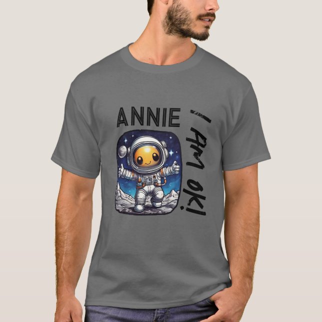 Camiseta ¡Annie, estoy bien! | Canción de letras con astron (Anverso)
