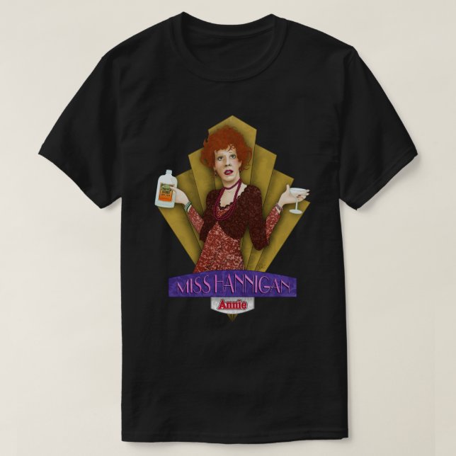 Camiseta ANNIE Miss Hannigan 1 (Diseño del anverso)