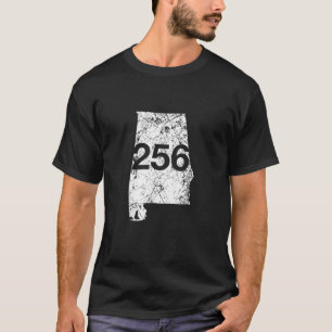 Camiseta Anniston Florence Huntsville Area Code 256 Alabama