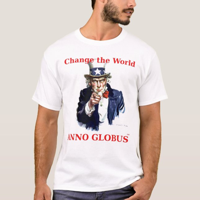 Camiseta ANNO_GLOBUS-UncleSam-RED (Anverso)