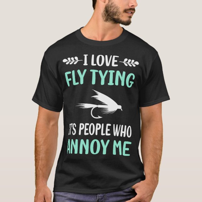 Camiseta Annoy Fly Tying (Anverso)