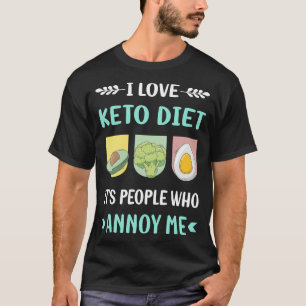 Camiseta Annoy Me Keto Dieta Ketogenic Ketone Ketosis