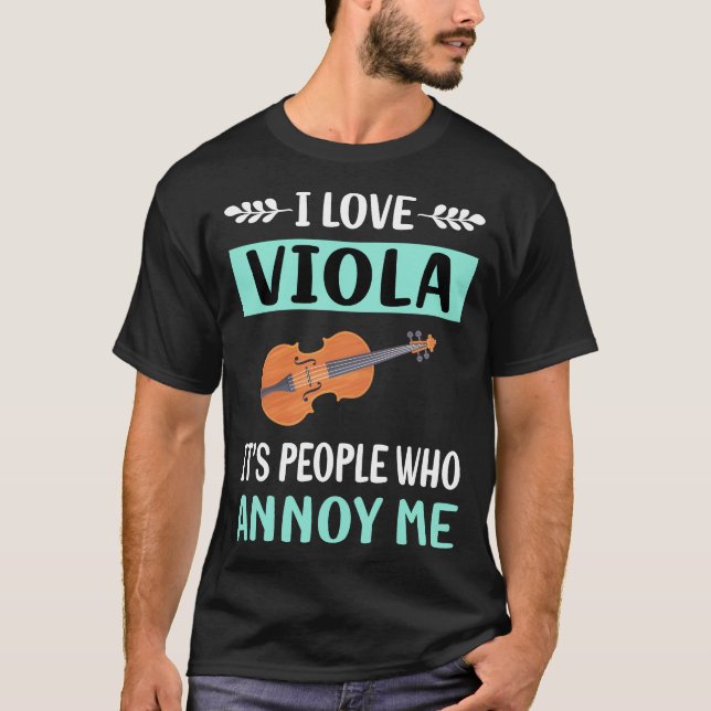 Camiseta Annoy Me Viola Violist (Anverso)