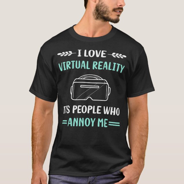 Camiseta Annoy Me Virtual Reality VR (Anverso)
