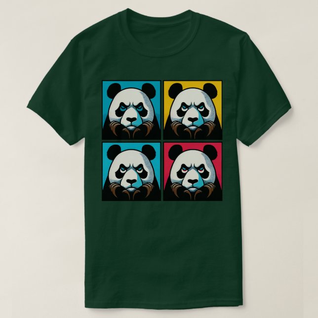 Camiseta Annoyed Panda Funny Panda Art 1 (Diseño del anverso)