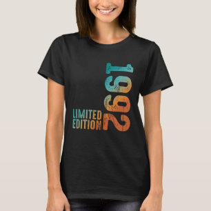 Camiseta Año 1992 Nacimiento Estética Vintage 1992 Desde 19