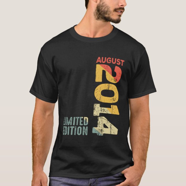Camiseta Año 2014 Agosto 2014 2014 2014 Desde 2014 (Anverso)