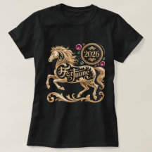 Año 2026 del Caballo Año Nuevo Chino Caballo Dorad