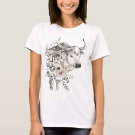 Camiseta Año acuarela del ox | Año Nuevo Chino