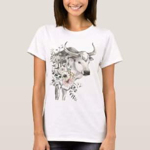 Camiseta Año acuarela del ox Año Nuevo Chino