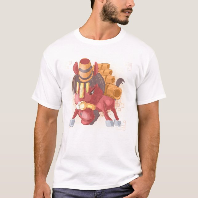 Camiseta Año acuático del caballo, Samurai (Anverso)