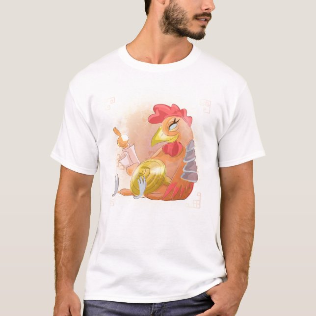 Camiseta Año acuático del gallo, Samurai (Anverso)