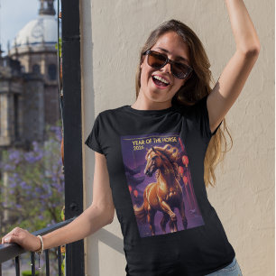 Camiseta Año Afortunado 2026 del Caballo 