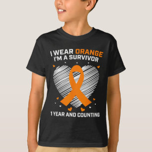 Camiseta Año Cáncer sin leucemia Sobreviviente Regalos Nara