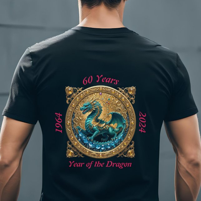 Camiseta Año Chino 2024 del Dragón 1964 (60th birthday 1964 year of the dragon t-shirt)