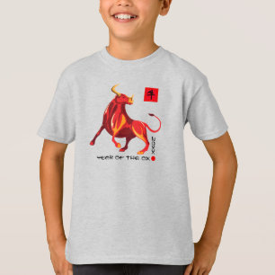 Camiseta Año Chino del Oxi   Año Personalizado