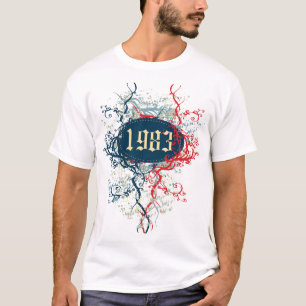 Camiseta Año de 1983 cumpleaños o desde 1983 o hecho en